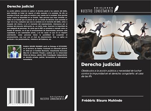 Derecho judicial: Obstáculos a la acción pública y necesidad de luchar contra la impunidad en el derecho congoleño: el caso de las IPs von Ediciones Nuestro Conocimiento