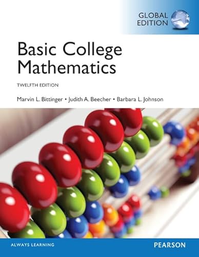 Basic College Mathematics, Global Edition von Addison Wesley