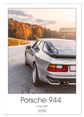 Porsche 944 - Fine Art (Wandkalender 2025 DIN A2 hoch), CALVENDO Monatskalender: Hochwertige Aufnahmen eines 89er Porsche 944 von CALVENDO
