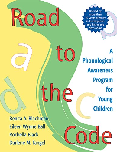 Road to the Code: A Phonological Awareness Program for Young Children von Brookes Publishing Company