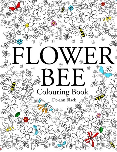 Flower Bee: Colouring Book