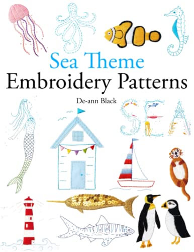 Sea Theme Embroidery Patterns (De-ann Black Embroidery Patterns, Band 4)