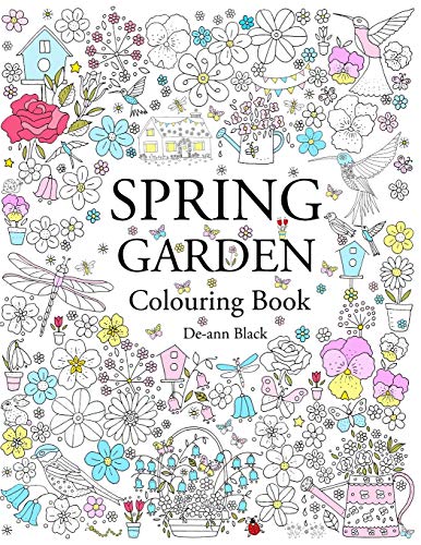 Spring Garden: Colouring Book von Toffee Apple Publishing