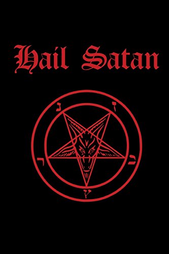 Hail Satan: Satanic Pentagram - Blood Red | College Ruled Lined Pages (Journal, Notebook, Diary, Composition Book, Band 3)