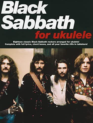 Black Sabbath For Ukulele Uke Bk