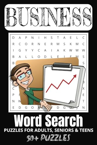 Business Word Search Puzzle Book: Words Searches with Easy to Read Print about Business Related, Money and More │ 6x9 inches, 110 pages │ 50+ Puzzles... Gifts for Vacations, Holidays and Free Time von Independently published