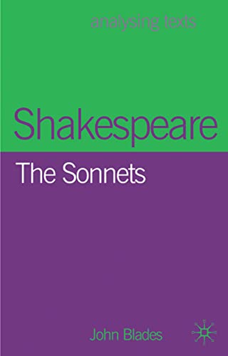 Shakespeare: The Sonnets (Analysing Texts)