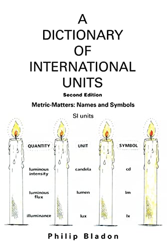 A DICTIONARY OF INTERNATIONAL UNITS: Metric-Matters: Names and Symbols