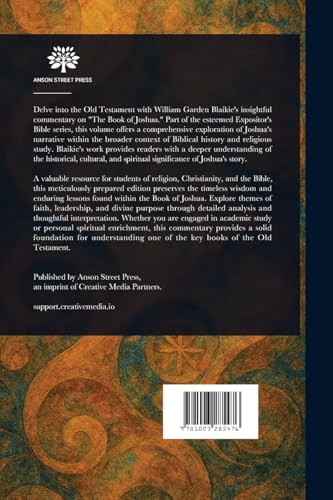 The Expositor's Bible: The Book of Joshua von Anson Street Press