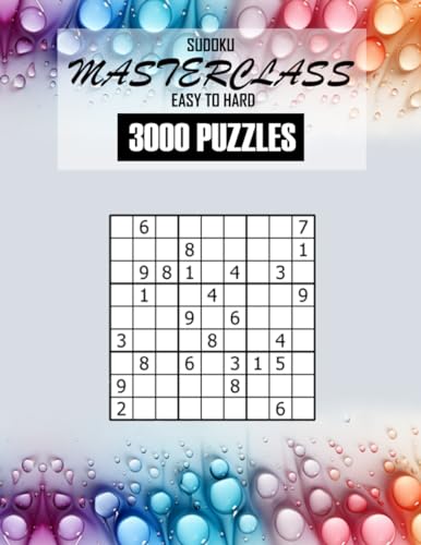 Sudoku Masterclass: 3000 Puzzles - Easy to Hard von Independently published