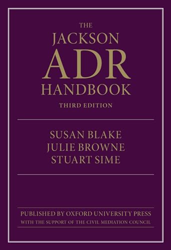 The Jackson ADR Handbook von Oxford University Press