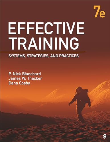 Effective Training: Systems, Strategies, and Practices