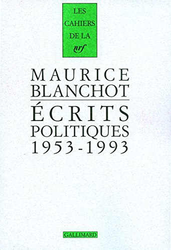 Écrits politiques: (1953-1993) von GALLIMARD