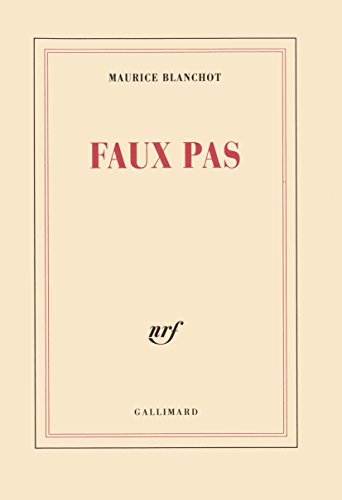 Faux pas von GALLIMARD