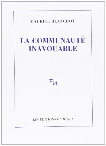 La Communaute InavouableLa communauté inavouable