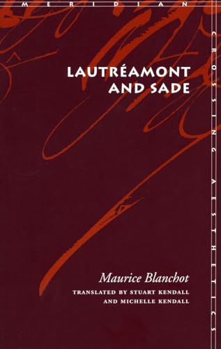 Lautreamont and Sade (Meridian Series) von Stanford University Press