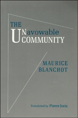 The Unavowable Community The Unavowable Community