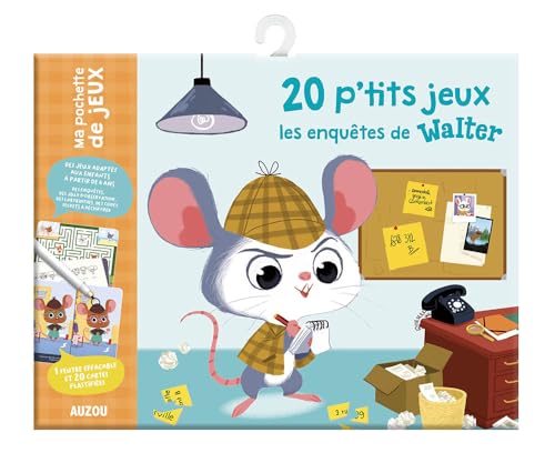 20 P'tits jeux - Les enquêtes de Walter: Avec 1 feutre effaçable et 20 cartes plastifiées 20 P'tits jeux - Les enquêtes de Walter: Avec 1 feutre effaçable et 20 cartes plastifiées