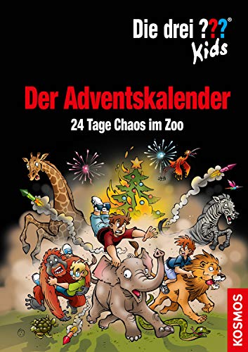 Die drei ??? Kids, Der Adventskalender: 24 Tage Chaos im Zoo Extra: Stickerbogen Die drei ??? Kids, Der Adventskalender: 24 Tage Chaos im Zoo Extra: Stickerbogen