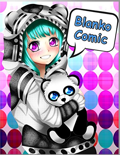 BLANKO COMIC: XL Comic Heft für Kinder, Manga- und Comic-Fans: Über 150 Seiten mit abwechslungsreichen Action Templates für verschiedene Comic-Stile zum Selbstgestalten | Anime Girl von Independently published