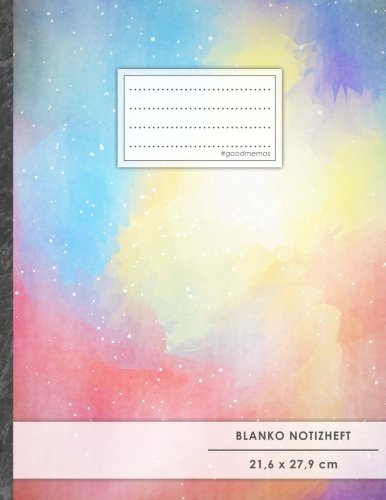 Blanko Notizbuch • A4-Format, 100+ Seiten, Soft Cover, Register, „Bunter Mix“ • Original #GoodMemos Blank Notebook • Perfekt als Zeichenbuch, Skizzenbuch, Sketchbook, Leeres Malbuch Blanko Notizbuch • A4-Format, 100+ Seiten, Soft Cover, Register, „Bunter Mix“ • Original #GoodMemos Blank Notebook • Perfekt als Zeichenbuch, Skizzenbuch, Sketchbook, Leeres Malbuch von CREATESPACE