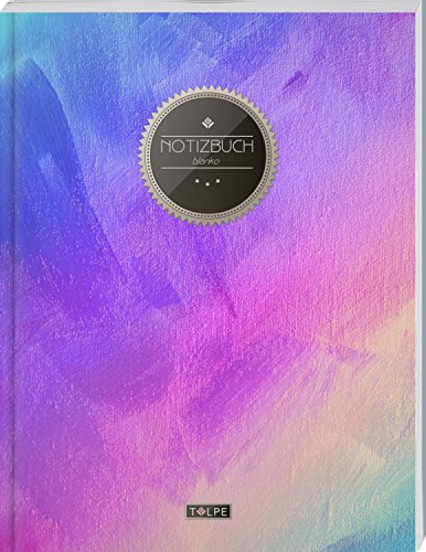 TULPE Blanko Notizbuch A4 „C053 Leinwand“ (140+ Seiten, Vintage Softcover, Seitenzahlen, Register, Weißes Papier - Dickes Notizheft, Skizzenbuch, Zeichenbuch, Blankobuch, Sketchbook) von CreateSpace Independent Publishing Platform