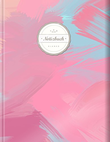 Blanko Notizbuch (©Star, A4, 156 Seiten, Softcover) || Mit Register + Seitenzahlen || Leeres Notizbuch zum Selbstgestalten, Zeichenbuch, Skizzenbuch, Blankobuch, Malbuch „Farbstrich“ von CreateSpace Independent Publishing Platform