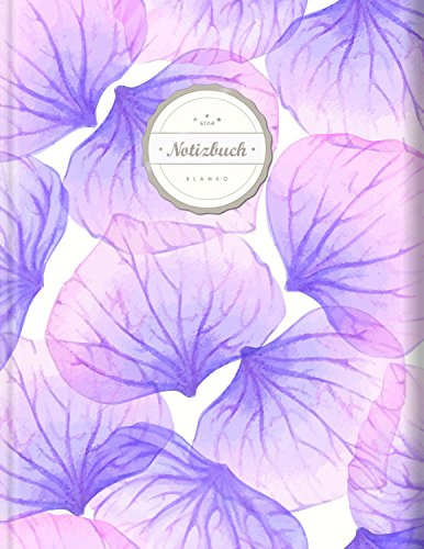 Blanko Notizbuch (©Star, A4, 156 Seiten, Softcover) || Mit Register + Seitenzahlen || Leeres Notizbuch zum Selbstgestalten, Zeichenbuch, Skizzenbuch, Tagebuch, Blankobuch, „Floral“ von CREATESPACE