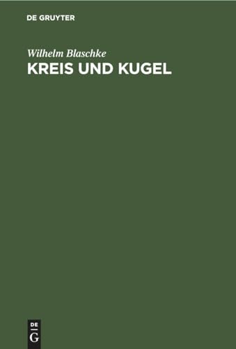 Kreis und Kugel von De Gruyter