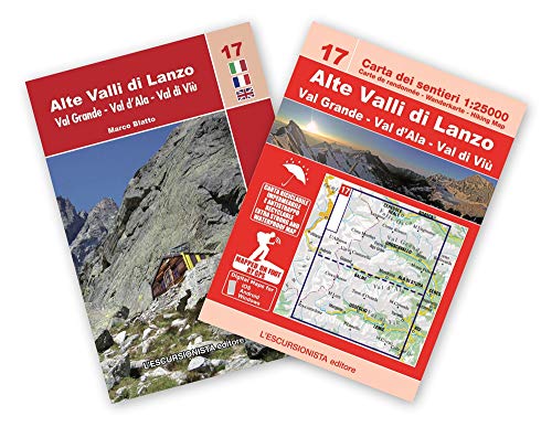 Alte Valli di Lanzo, Val Grande, Val d'Ala, Val di Viù. Con mappa escursionistica 1:25000. Ediz. multilingue von L'Escursionista