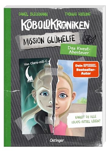 KoboldKroniken. Mission Glühelfe: Das Kwest-Abenteuer von Clara-mit-C. Interaktives Rätsel-Abenteuer mit spannenden Escape-Room-Elementen aus der beliebten Monster-Kinderbuch-Reihe ab 9 Jahren KoboldKroniken. Mission Glühelfe: Das Kwest-Abenteuer von Clara-mit-C. Interaktives Rätsel-Abenteuer mit spannenden Escape-Room-Elementen aus der beliebten Monster-Kinderbuch-Reihe ab 9 Jahren