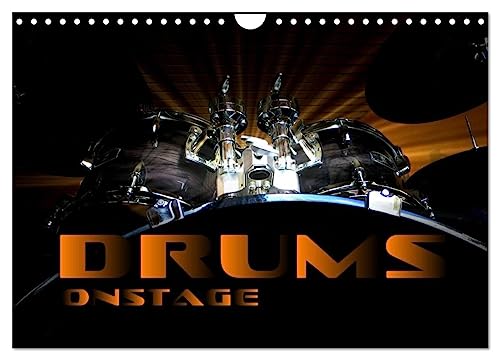 DRUMS ONSTAGE (Wandkalender 2025 DIN A4 quer), CALVENDO Monatskalender von CALVENDO