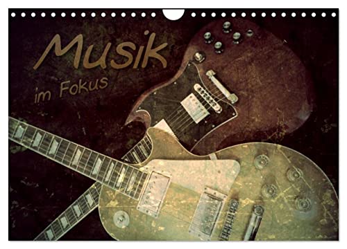 Musik im Fokus (Wandkalender 2025 DIN A4 quer), CALVENDO Monatskalender von CALVENDO