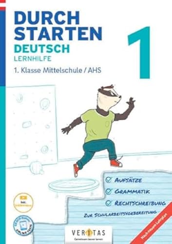 Durchstarten - Deutsch - Mittelschule/AHS - 1. Klasse: Lernhilfe - Übungsbuch mit Lösungen