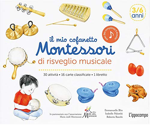 Il mio cofanetto Montessori di risveglio musicale. Ediz. a colori. Con 30 attività. Con 16 carte classificate von L'Ippocampo