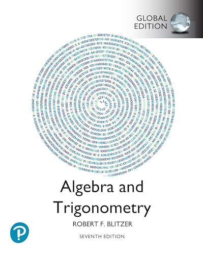 Algebra and Trigonometry, Global Edition von Pearson