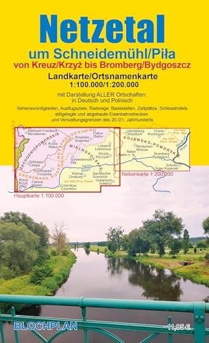 Landkarte Netzetal um Schneidemühl/Pila: von Kreuz/Krzyz bis Bromberg/Bydgoszcz Landkarte Netzetal um Schneidemühl/Pila: von Kreuz/Krzyz bis Bromberg/Bydgoszcz von BLOCHPLAN Stadtplanerei