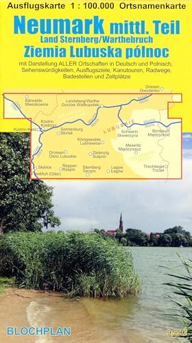 Landkarte Neumark - mittlerer Teil: Land Sternberg/Warthebruch (Neumark-Landkarten)