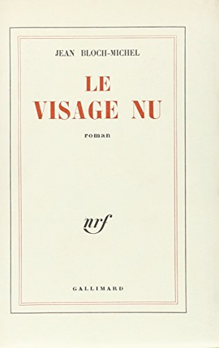 Le Visage nu von GALLIMARD