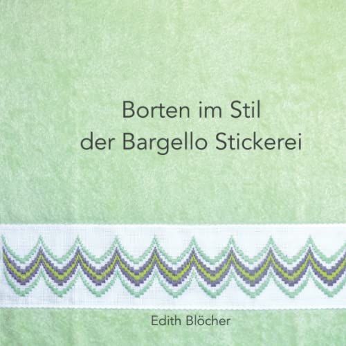 Borten im Stil der Bargello Stickerei