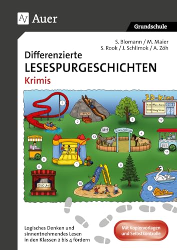 Differenzierte Lesespurgeschichten Krimis: Logisches Denken und sinnentnehmendes Lesen in den Klassen 2 bis 4 fördern (Lesespurgeschichten Grundschule) von Auer Verlag i.d.AAP LW