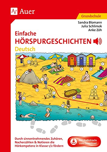 Einfache Hörspurgeschichten Deutsch: Durch sinnentnehmendes Zuhören, Nacherzählen & Notieren die Hörkompetenz in Klasse 1/2 fördern