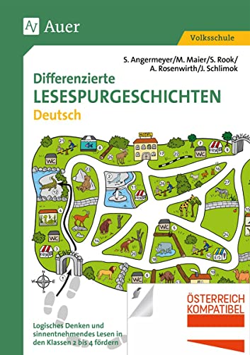 Differenzierte Lesespurgeschichten Deutsch: Logisches Denken und sinnentnehmendes Lesen in den Klassen 2 bis 4 fördern (Lesespurgeschichten Grundschule)