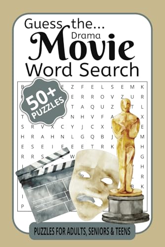 Guess the Drama Movie Word Search: Explore Iconic Drama Films Through Fun and Challenging Word Puzzles! Guess the Drama Movie Word Search: Explore Iconic Drama Films Through Fun and Challenging Word Puzzles! von Independently published