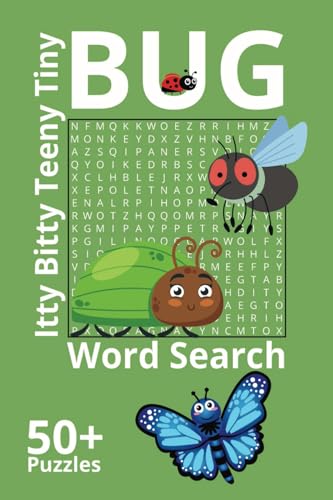 Itty Bitty Teeny Tiny Bug Word Search: A Pocket-Sized Puzzle Book Crawling with Buggy Fun Itty Bitty Teeny Tiny Bug Word Search: A Pocket-Sized Puzzle Book Crawling with Buggy Fun von Independently published