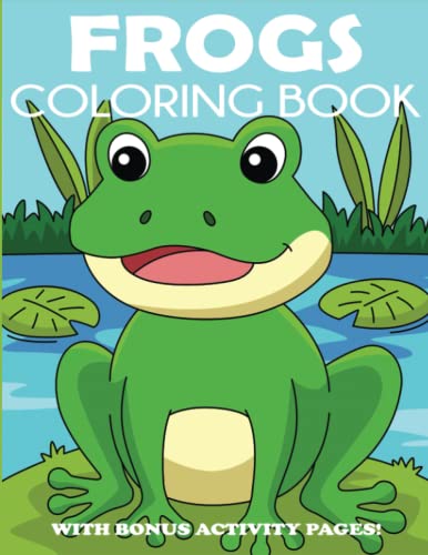Frogs Coloring Book Frogs Coloring Book von Blue Wave Press