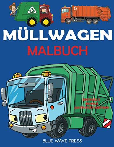Müllwagen-Malbuch
