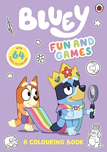 Bluey: Fun and Games: A Colouring Book: Official Colouring Book von Penguin Random House Children's UK