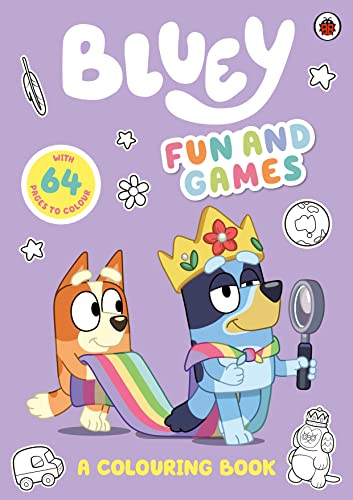 Bluey: Fun and Games: A Colouring Book: Official Colouring Book von Ladybird