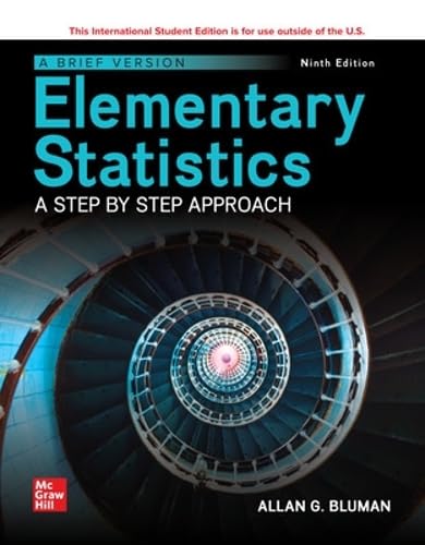 Elementary Statistics: A Brief Version ISE von McGraw-Hill Education